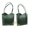 F219 Single Tone Ostrich Shoulder Bag/Backpack