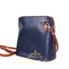V1552T Two Tone Small Leather Crossbody Bag