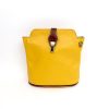 V121 Genuine Leather Crossbody Bag with front Buckle Closure