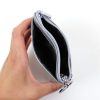 001A Three Zip Small Money Pouch