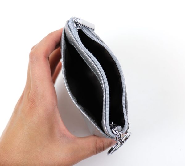 001A Three Zip Small Money Pouch