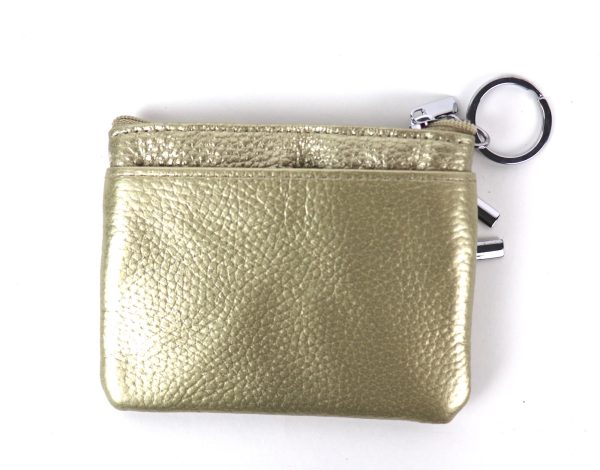 001A Three Zip Small Money Pouch