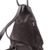 F285 Genuine Leather Stylish Backpack with front Buckle