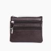 001A Three Zip Small Money Pouch