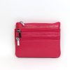 001A Three Zip Small Money Pouch