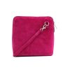 V155S Suede Crossbody Bag Small