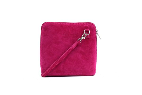 V155S Suede Crossbody Bag Small