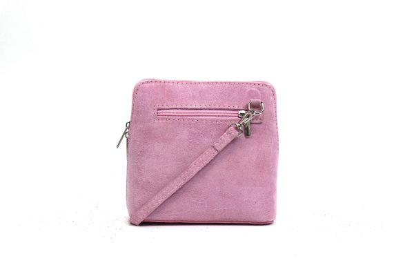 V155S Suede Crossbody Bag Small