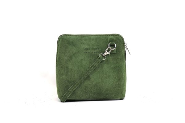 V155S Suede Crossbody Bag Small