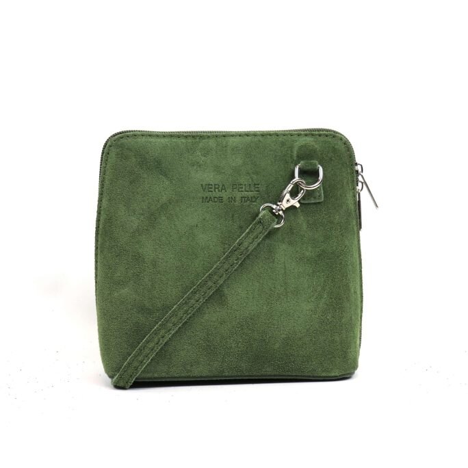 V155S  Small Suede Crossbody Bag