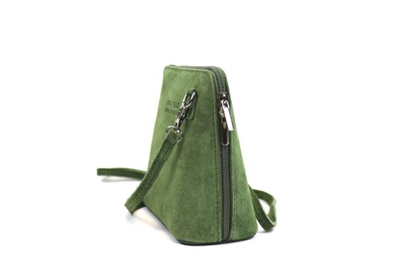 V155S Suede Crossbody Bag Small