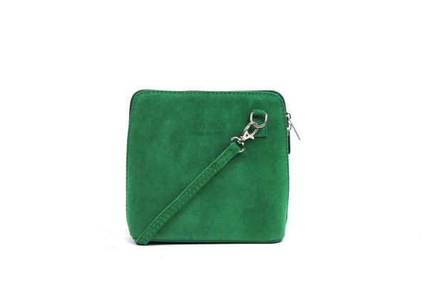 V155S Suede Crossbody Bag Small