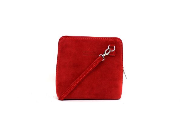 V155S Suede Crossbody Bag Small
