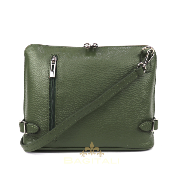 V317 Rectangular Leather Shoulder/Crossbody Bag