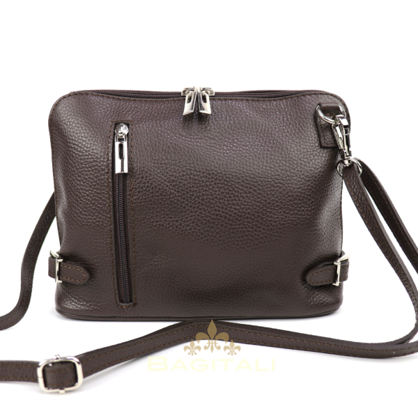 V317 Rectangular Leather Shoulder/Crossbody Bag