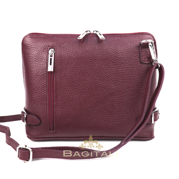 V317 Rectangular Leather Shoulder/Crossbody Bag