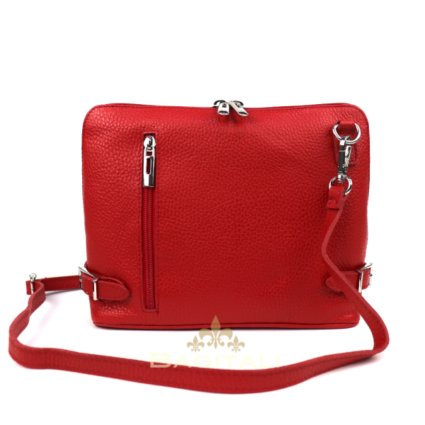 V317 Rectangular Leather Shoulder/Crossbody Bag
