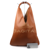 M589G Large Leather Hobo Bag