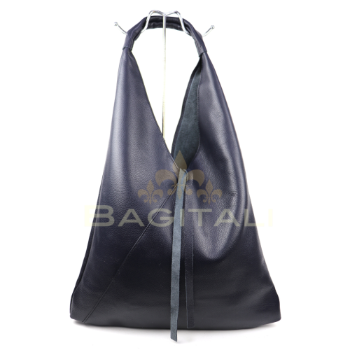 M589G Large Leather Hobo Bag