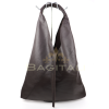 M589G Large Leather Hobo Bag