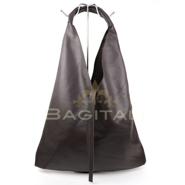 M589G Large Leather Hobo Bag