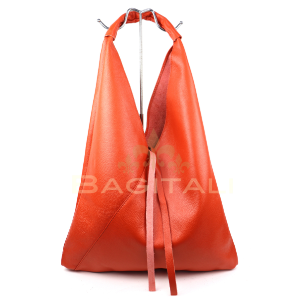 M589G Large Leather Hobo Bag