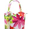 Convertible Floral Leather Bag F219