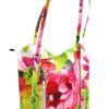 Convertible Floral Leather Bag F219