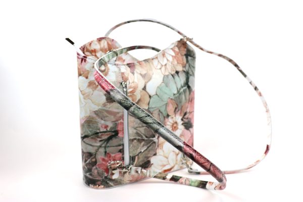 Convertible Floral Leather Bag F219