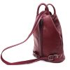 F264 Single Tone Leather Backpack Large