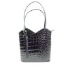 Mock Croc Patent Leather Bag F219
