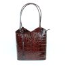 Mock Croc Patent Leather Bag F219