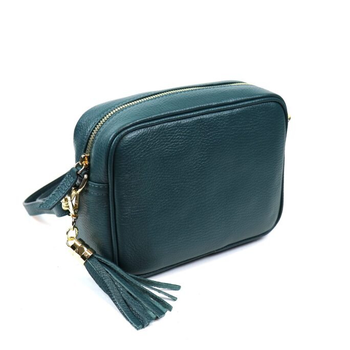 V329 Leather Crossbody Box Bag