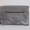V176 Metallic Leather Fold over Clutch Bag