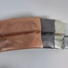 V176 Metallic Leather Fold over Clutch Bag