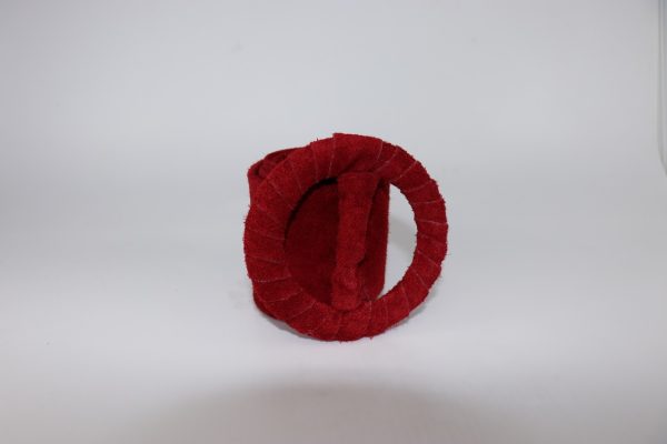 Suede circle belt