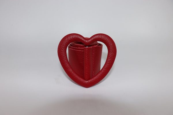 Leather Heart Belt