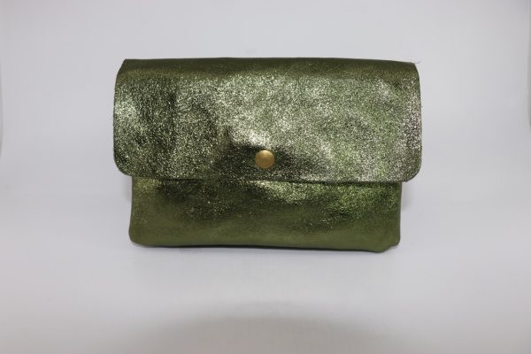 Metallic Leather Bag V338