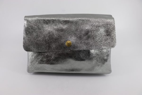 Metallic Leather Bag V338