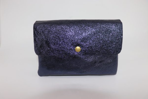 Metallic Leather Bag V338