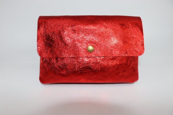 Metallic Leather Bag V338