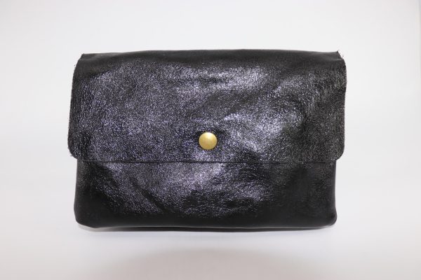 Metallic Leather Bag V338