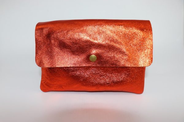 Metallic Leather Bag V338