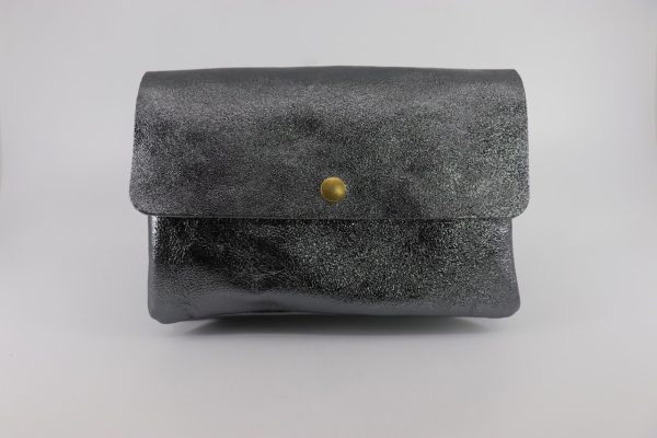 Metallic Leather Bag V338