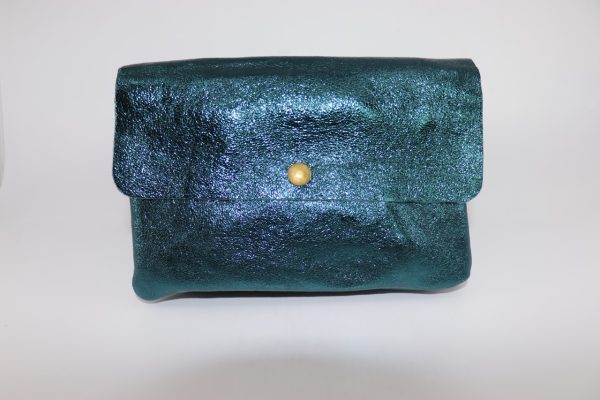 Metallic Leather Bag V338