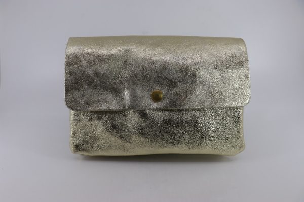 Metallic Leather Bag V338