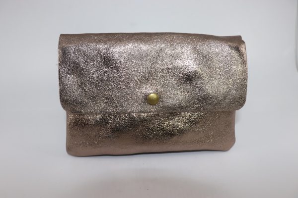 Metallic Leather Bag V338