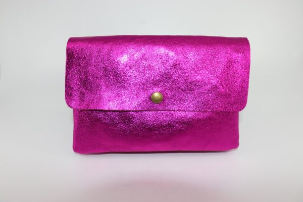 Metallic Leather Bag V338