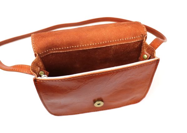 R898 Vintage Small Leather Crossbody Bag