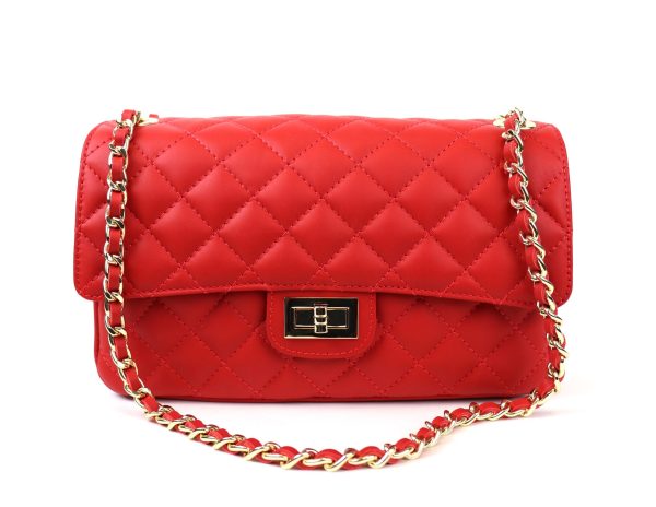 F248L Large Quilted Shoulder/Crossbody Bag